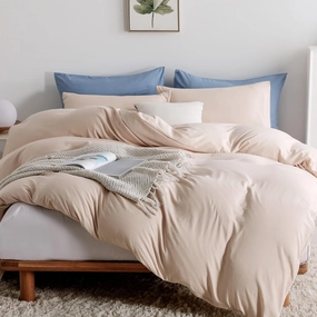 OAITE Duvet Cover,Protects and Covers Your Comforter/Duvet Insert,Luxury 100% Super Soft Microfiber,King Size,3 Piece Duvet Cover Set Includes 2 Pillow Shams