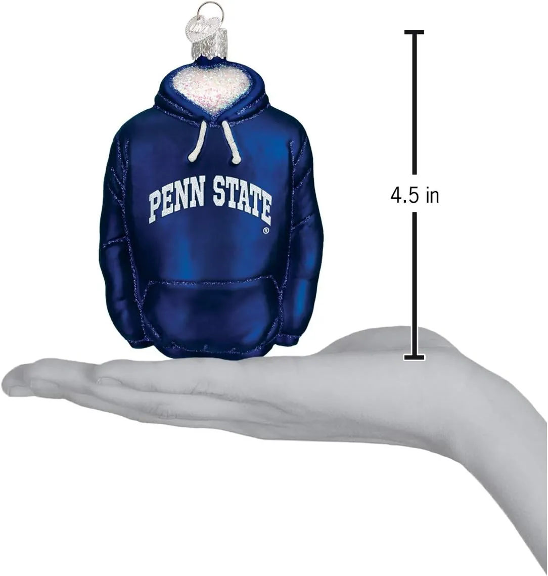Old World Christmas Ornaments: Penn State University Glass Blown Ornaments for Christmas Tree, Hoodie