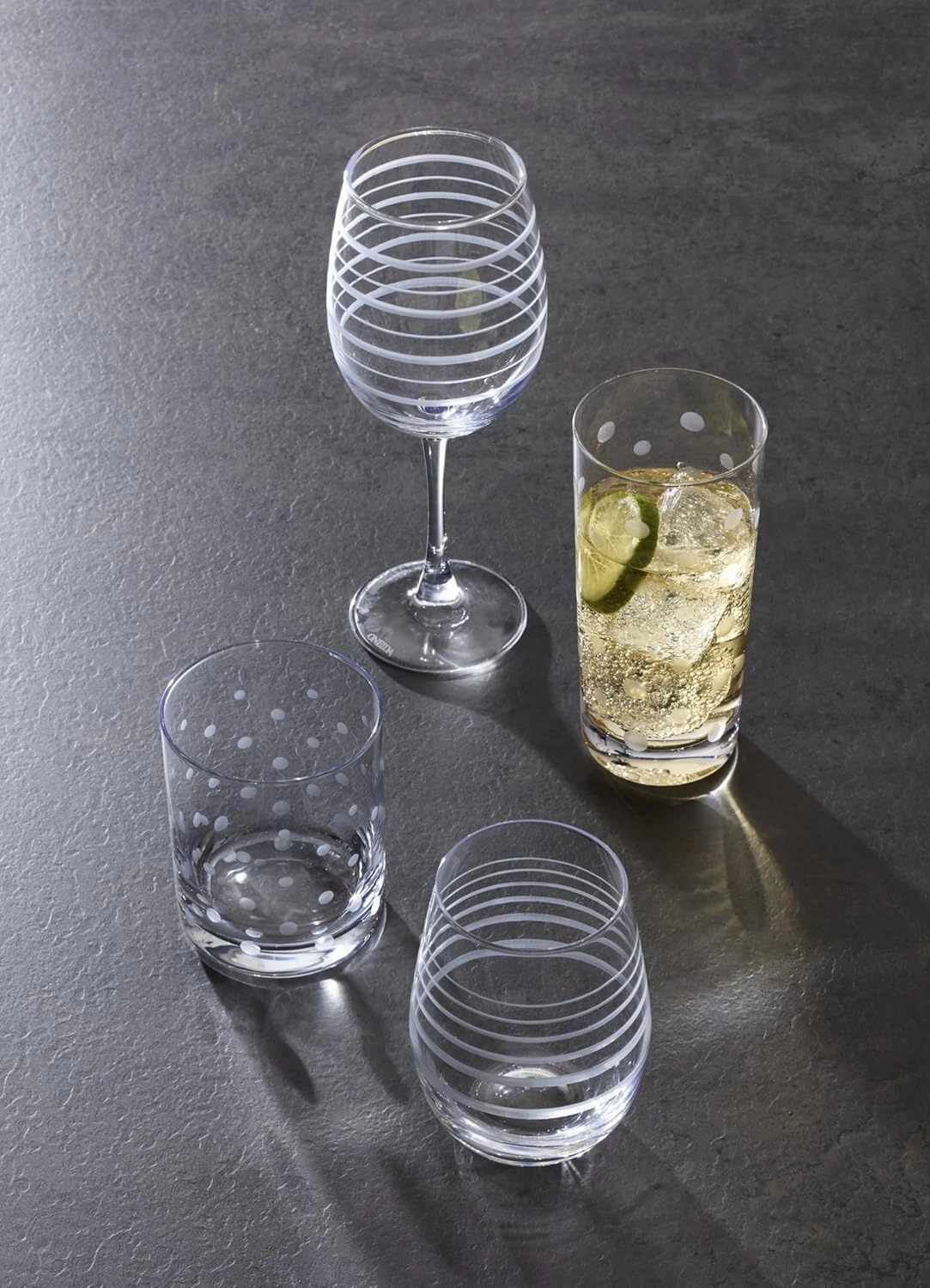 Oneida 897853 Mingle Hiball Glasses, Set Of 4