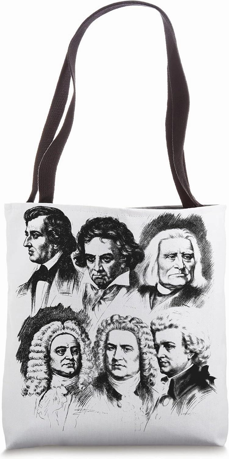 Orchestra Symphony Classical Music Composers Beethoven Bach Tote Bag