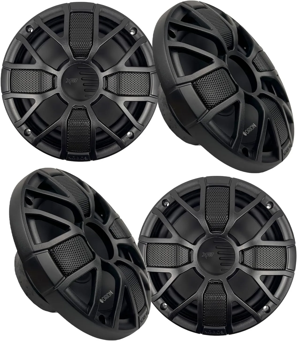 Orion XTR Series XTR65.SC 2-Way Coaxial Car Audio Component System - 6.5” Speakers, Full Range, Enhanced Bass, 450W, 1” Silk Dome Tweeter, External Passive Crossover (4 Speakers)