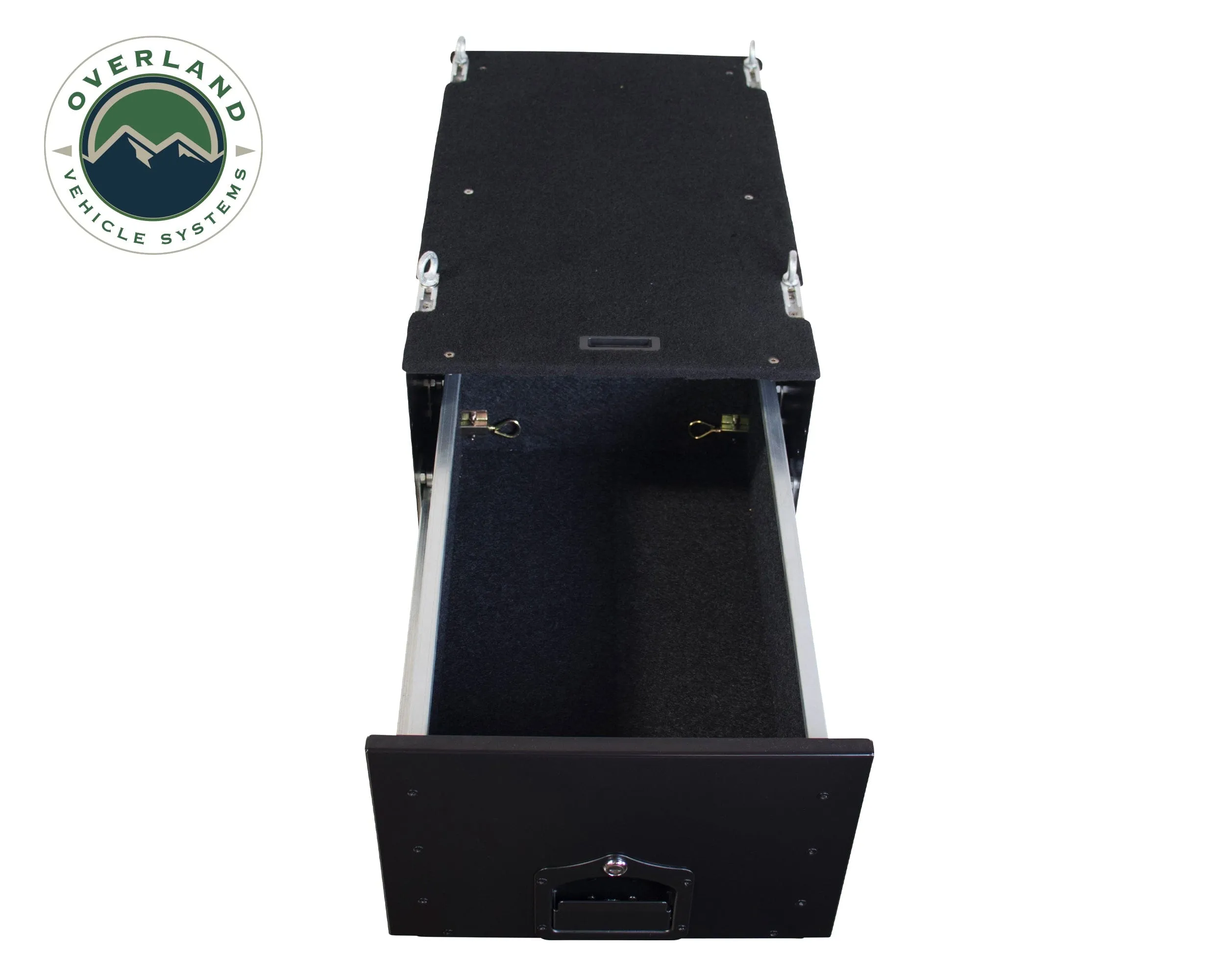 Overland Vehicle Systems Cargo Box With Slide Out Drawer & Working Station Size