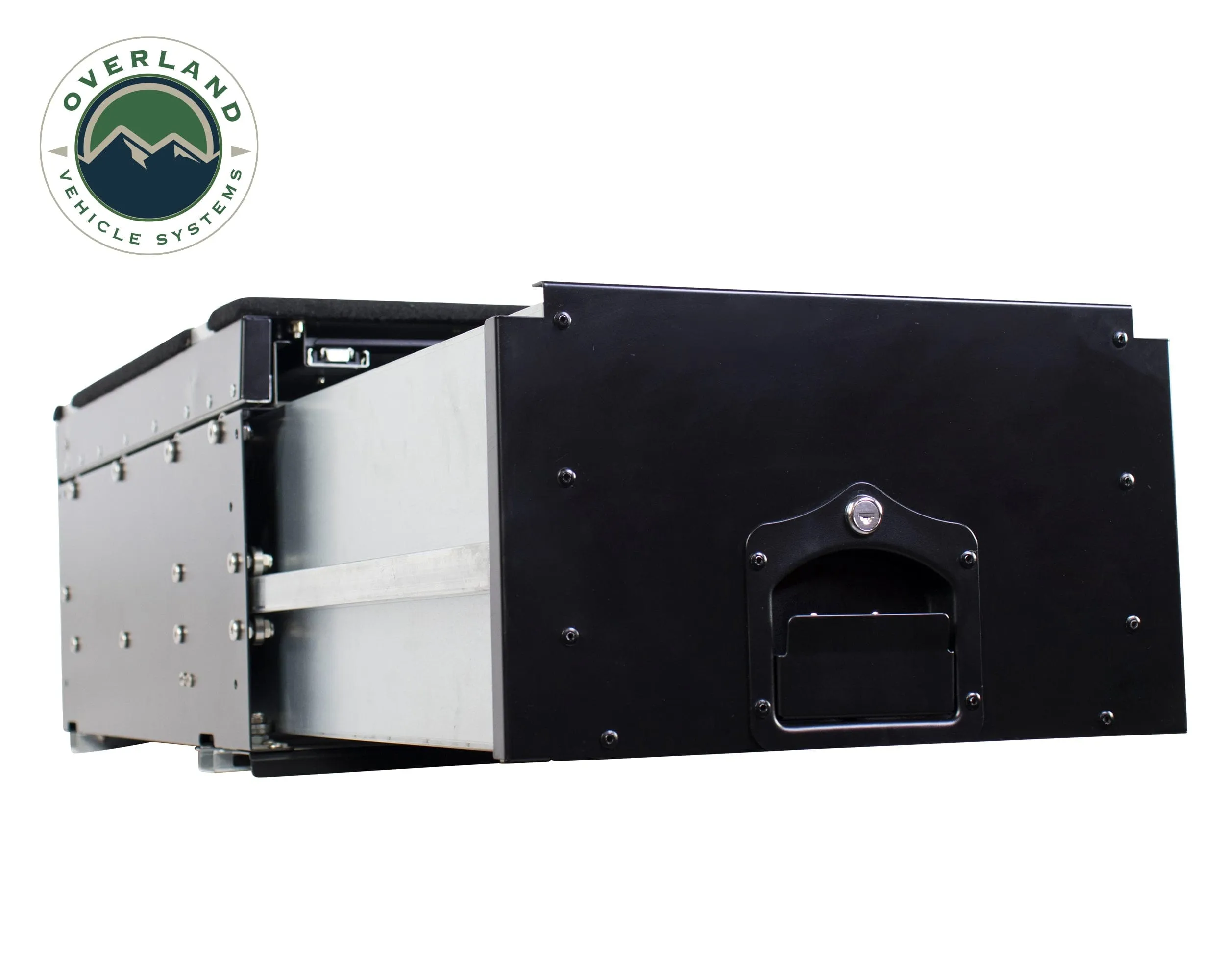Overland Vehicle Systems Cargo Box With Slide Out Drawer & Working Station Size