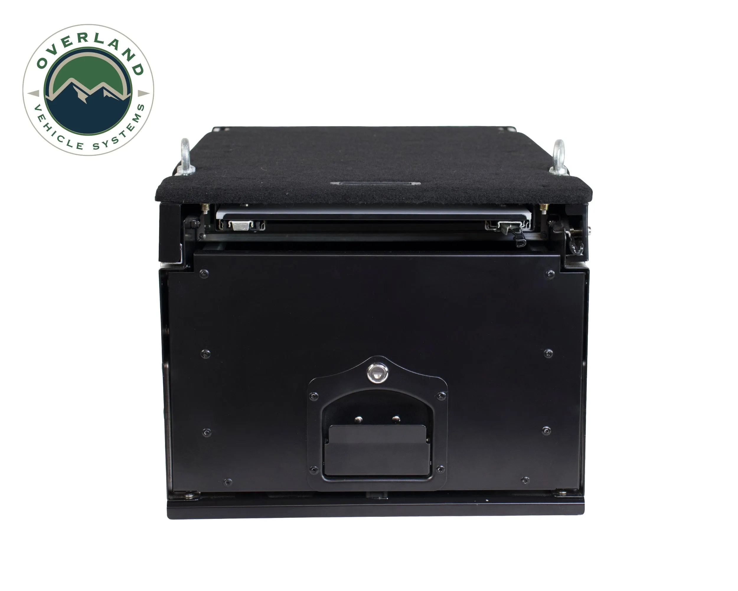 Overland Vehicle Systems Cargo Box With Slide Out Drawer & Working Station Size
