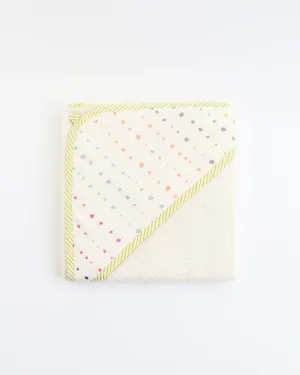 Painted Dots Hooded Towel