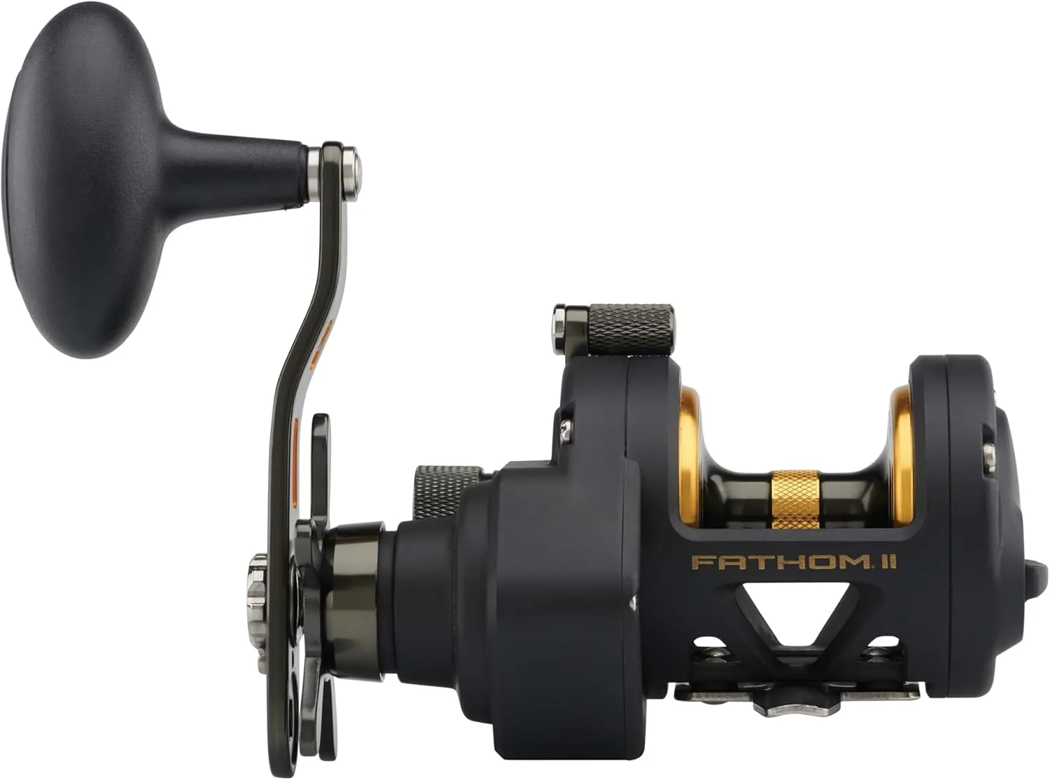 PENN Fathom II Star Drag Conventional Fishing Reel, Black Gold, 25N