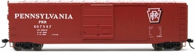 Pennsylvania Railroad Box Car with Sliding Door Running Number 607587 HO Scale Train Rolling Stock HR6586D