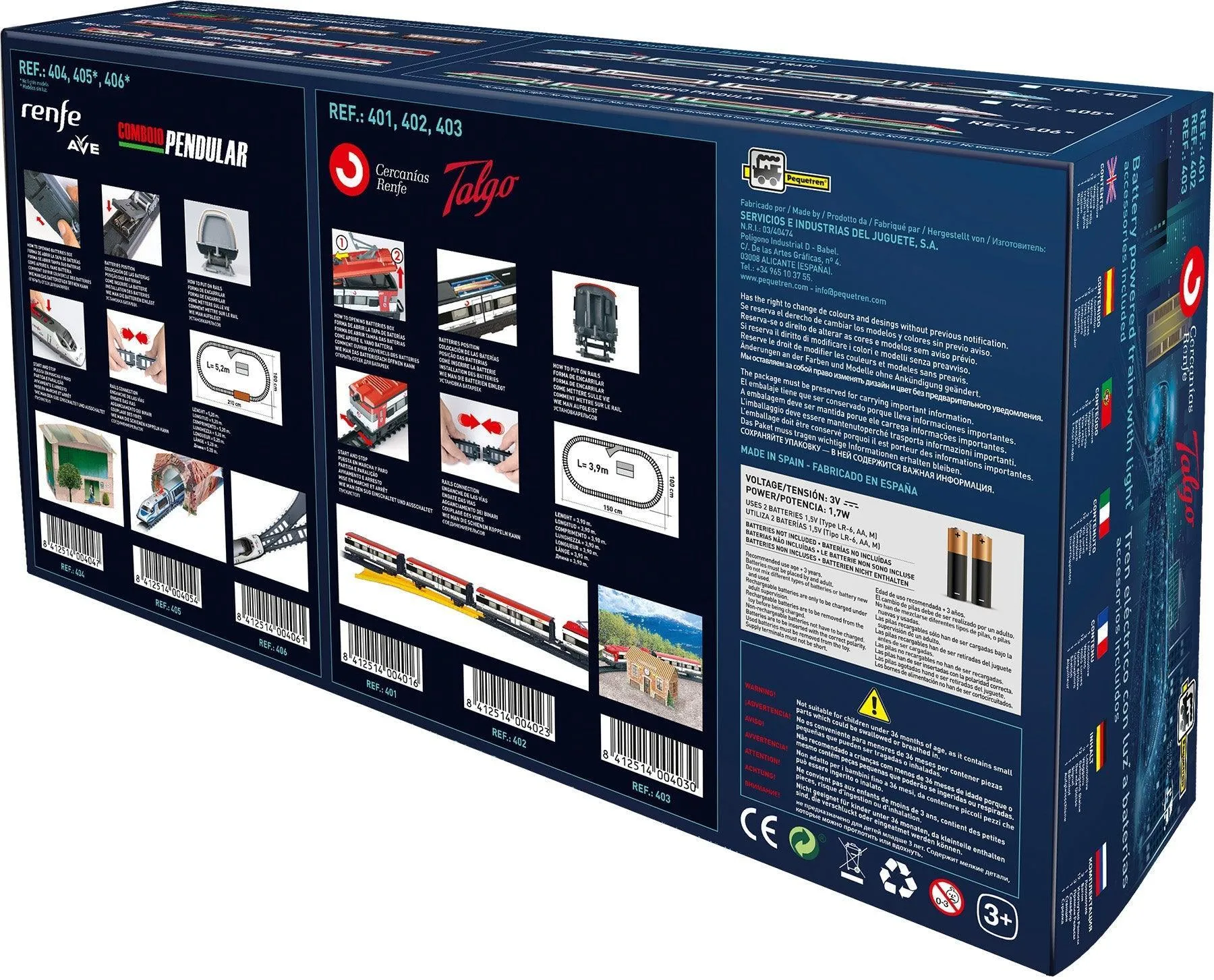 PEQUETREN 401 Trans Siberian Express Train Set