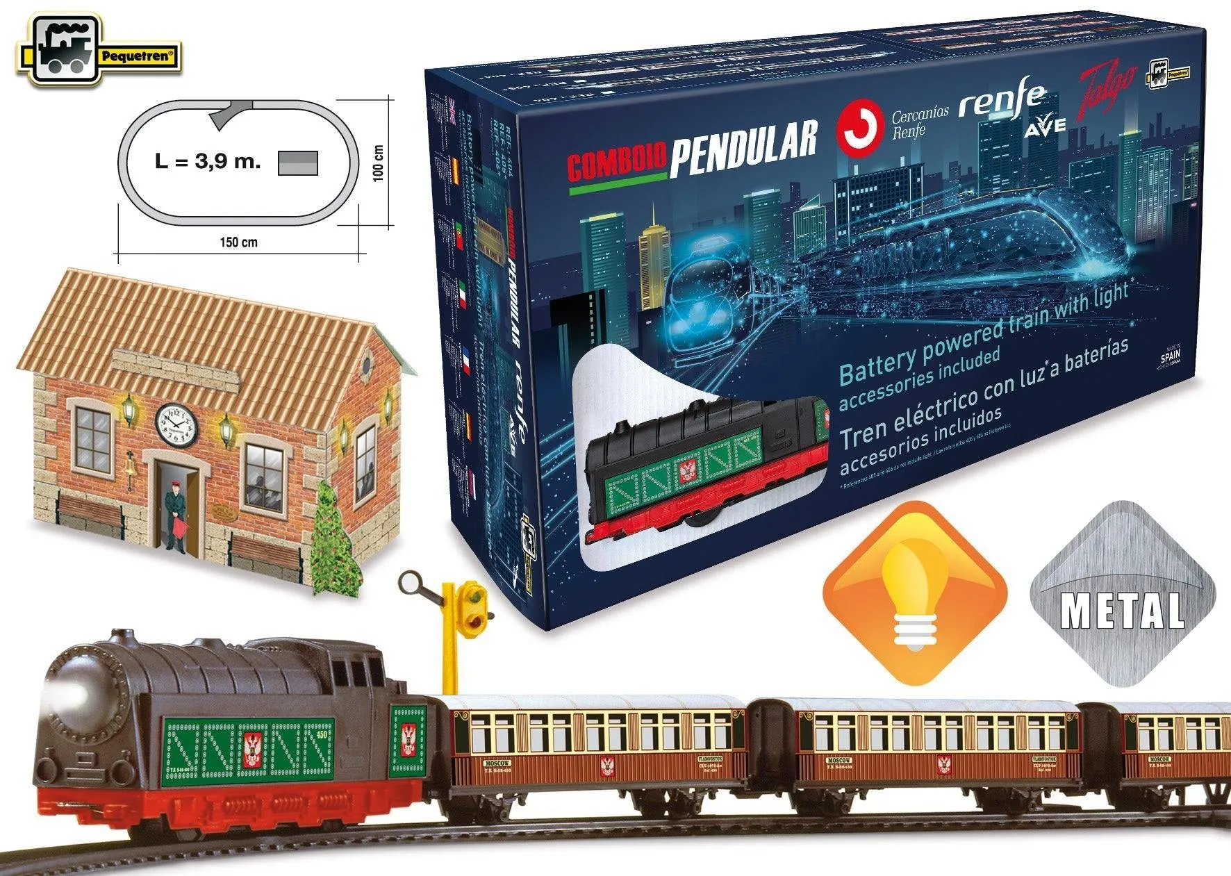 PEQUETREN 401 Trans Siberian Express Train Set