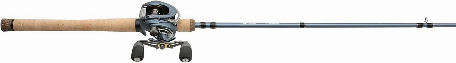 Pflueger President Low Profile Baitcast Reel and Fishing Rod Combo