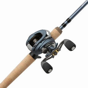 Pflueger President Low Profile Baitcast Reel and Fishing Rod Combo