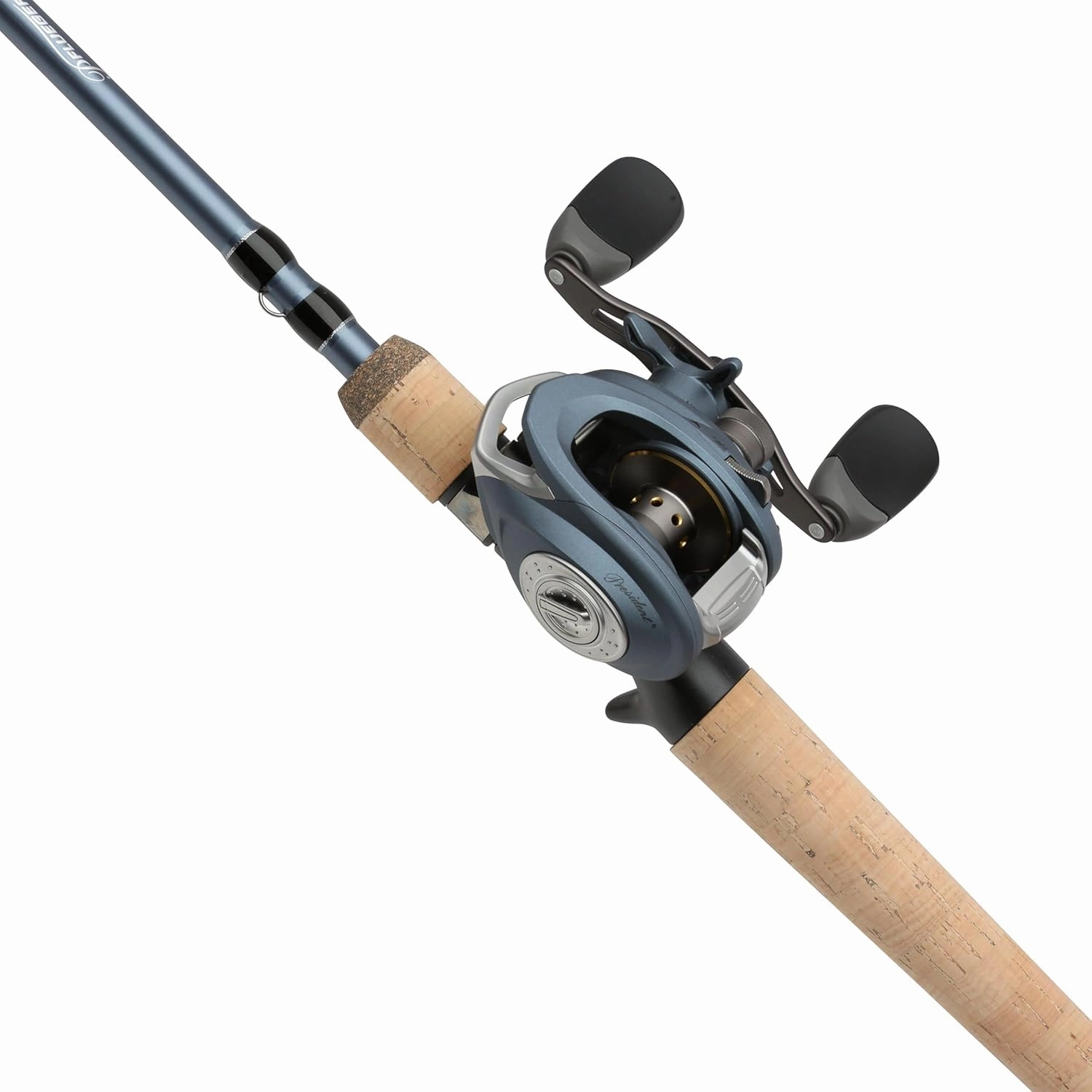 Pflueger President Low Profile Baitcast Reel and Fishing Rod Combo