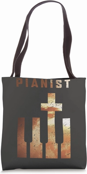 Pianist Melodic Keys Passion Artistry Tote Bag