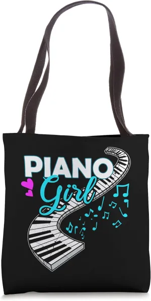 Piano Musical Instruments Pianist Keyboard Tote Bag