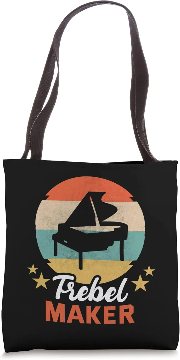 Piano Player Who Plays In A Band Trebel Maker Pianist Tote Bag