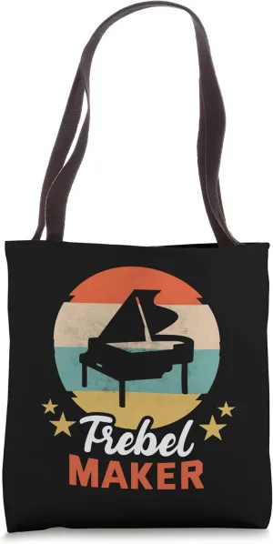 Piano Player Who Plays In A Band Trebel Maker Pianist Tote Bag