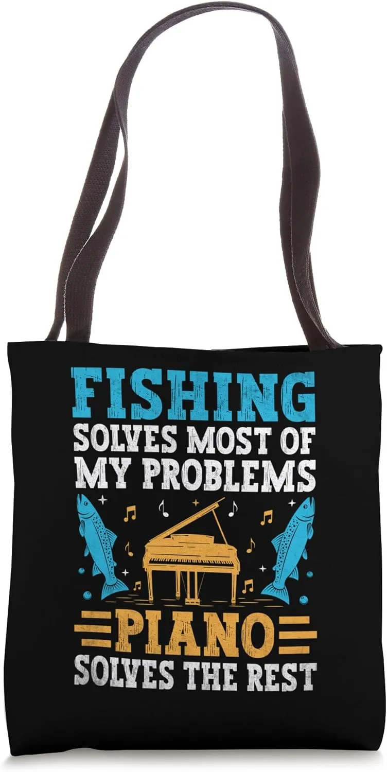Piano Solves The Rest Pianist Pianos Pianists Tote Bag