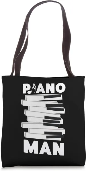 Piano Teacher Pianist Keyboard Piano Man Piano Man Tote Bag