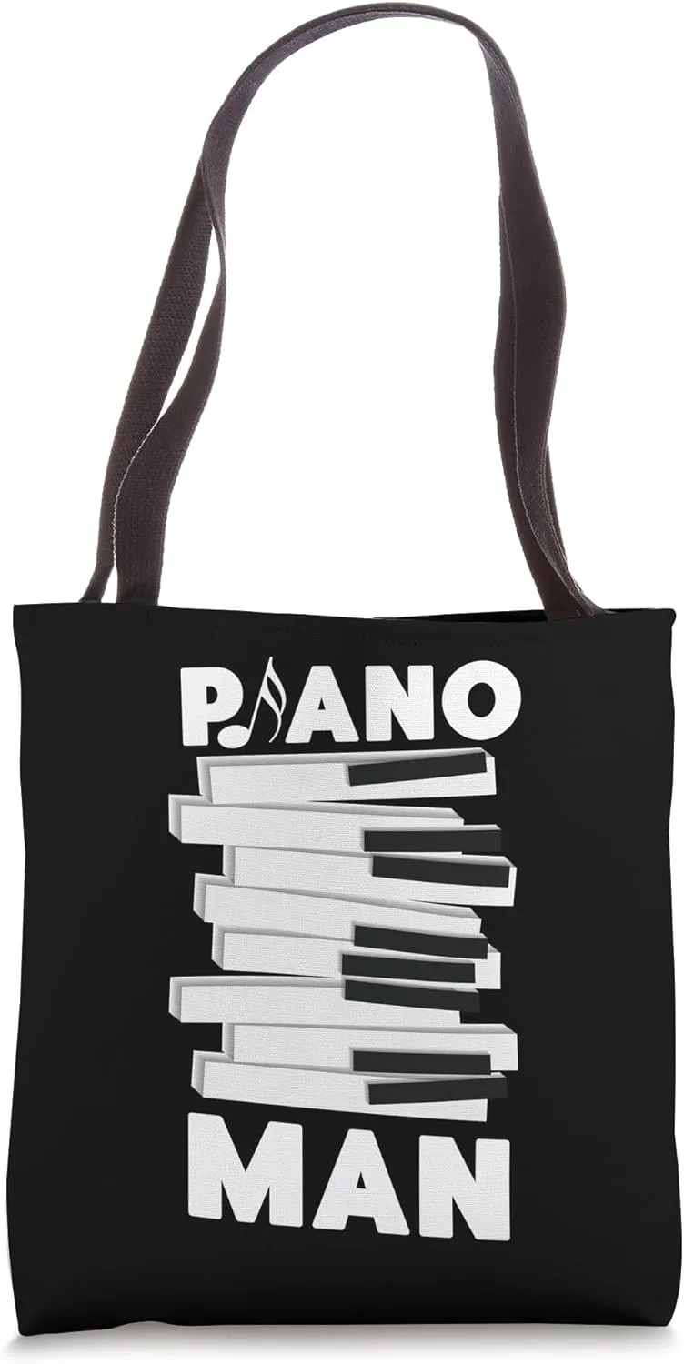 Piano Teacher Pianist Keyboard Piano Man Piano Man Tote Bag