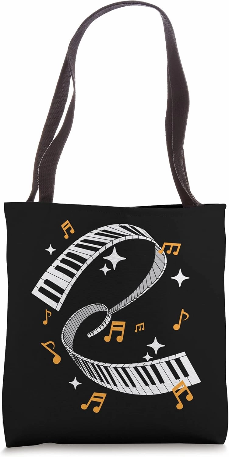 Piano Musician Keyboard Pianist Tote Bag