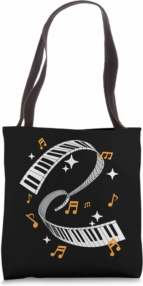 Piano Musician Keyboard Pianist Tote Bag