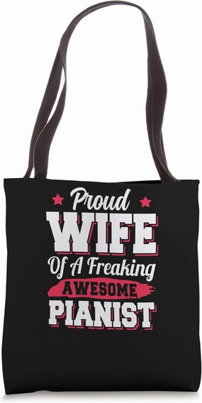 Piano Player Piano Music Pianist Wife Tote Bag