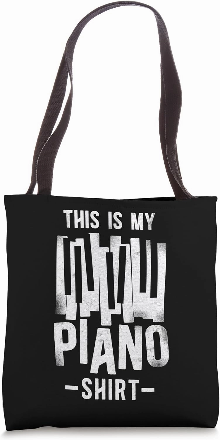 Piano Teacher Pianist Keyboard Tote Bag