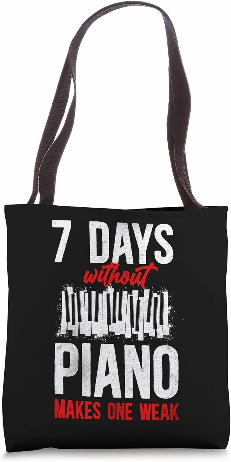 Piano Teacher Pianist Keyboard Tote Bag