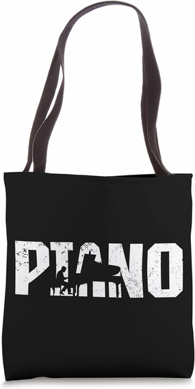 Piano Teacher Pianist Vintage Piano Tote Bag