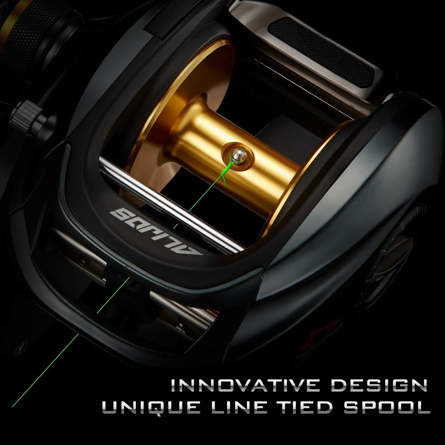 Piscifun Alijoz Baitcaster Fishing Reel, 300 Size Aluminum Frame Baitcasting Reel, 33Lbs Max Drag, Freshwater & Saltwater Low Profile Casting Reel for Musky, Available in 6.6:1/8.1:1 Gear Ratio