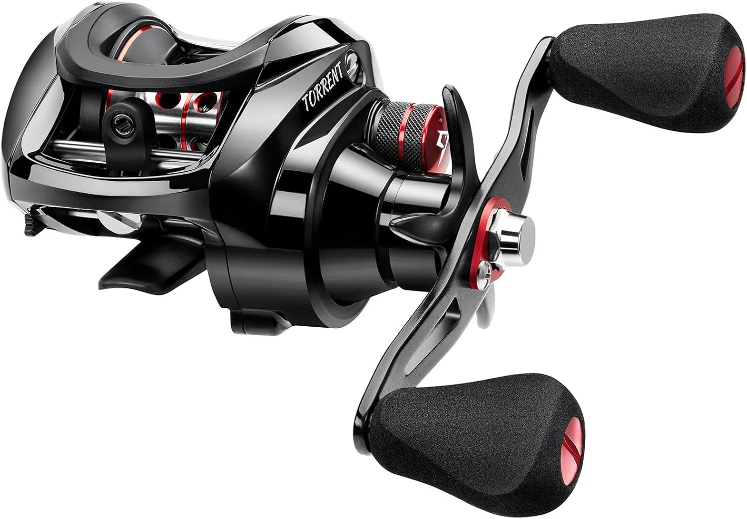 Piscifun Torrent Baitcaster Fishing Reel, 18LB Carbon Fiber Drag Baitcasting Reel, Magnetic Braking System Casting Reel, Available in 7.1:1 and 5.3:1