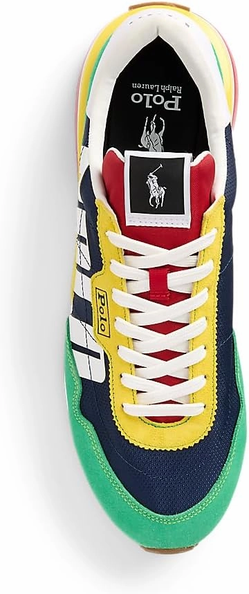POLO RALPH LAUREN Men's Suede Nylon-Train 89polo-Sneakers-Low Top Lace