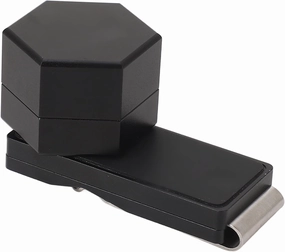 Pool Stick Chalk Holder, Billiards Snooker Pool Cue Chalk Holder Aluminum Alloy Hex Billiard Cue Chalk Holder for Billiards Chalk Tip Holder Players