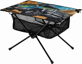 Portable Camping Table Cartoon Car Outdoor Foldable Camp Tables for Outside, Camping, Hiking, Tailgating