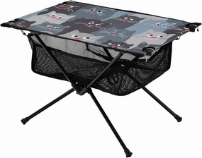 Portable Camping Table Cat Animal Outdoor Foldable Camp Tables for Outside, Camping, Hiking, Tailgating