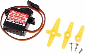 Power HD-1900MG 9G Copper Gear Servo for Trex 450 RC Helicopter Parts - High Speed & Metal Helicopter Servo - for RC Helicopter and EPO Fixed-Wing Airplane Enthusiasts