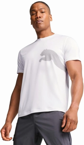 PUMA Men's Train All Day Big Logo T-Shirt