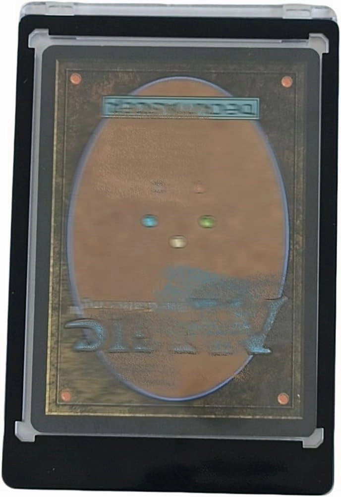 PVC Ultra Clear Pro 35 PT ONE-Touch Magnetic Trading Card Holder Suitable for Star Player Cards and Standard Size Cards.（1 Pack Contains 25 Pieces） (Black)