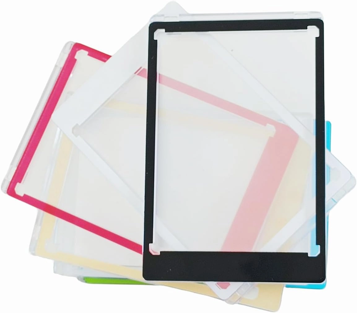 PVC Ultra Clear Pro 35 PT ONE-Touch Magnetic Trading Card Holder Suitable for Star Player Cards and Standard Size Cards.（1 Pack Contains 25 Pieces） (Black)
