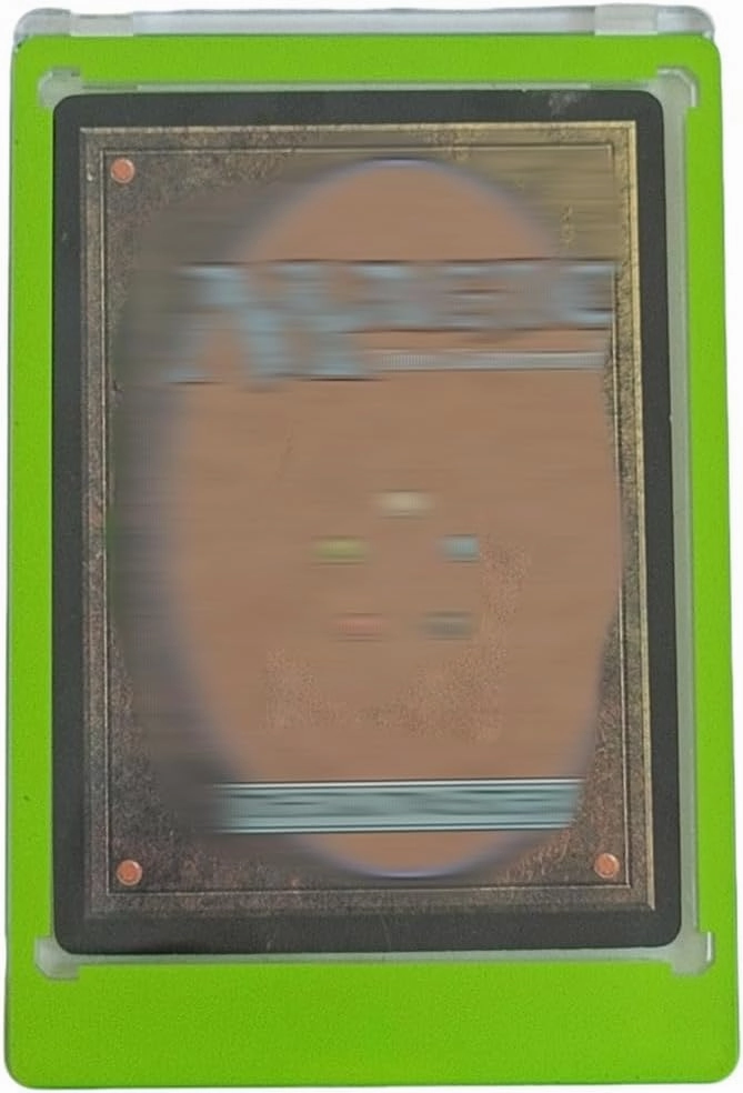 PVC Ultra Clear Pro 35 PT ONE-Touch Magnetic Trading Card Holder Suitable for Star Player Cards and Standard Size Cards.（1 Pack Contains 25 Pieces） (Green)