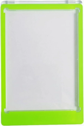 PVC Ultra Clear Pro 35 PT ONE-Touch Magnetic Trading Card Holder Suitable for Star Player Cards and Standard Size Cards.（1 Pack Contains 25 Pieces） (Green)