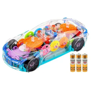 Racing Car with Music & 3D Flashing Lights (8 Months-4 Years)