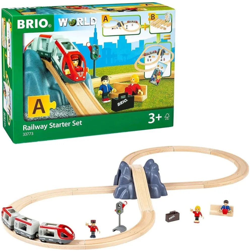 RAILWAY STARTER SET A 26 PIECES