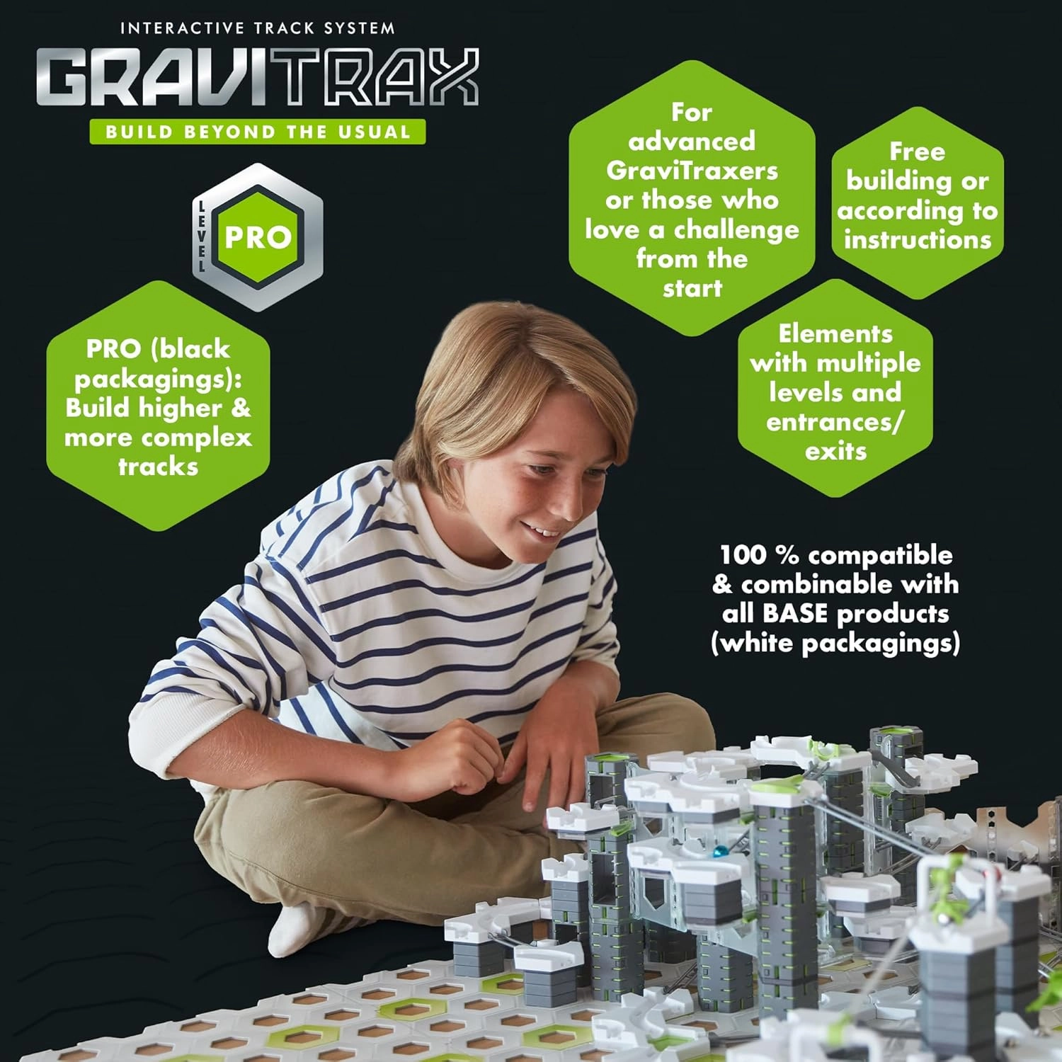 Ravensburger GraviTrax PRO Starter Set - Gravity & Magnetic Marble Game - Challenging STEM Toy for Kids - Educational Gift - Engages Critical Thinking & Problem Solving - Age 8 