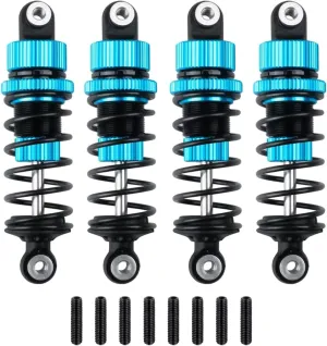 Rc Shock Absorber For Tamiya For TT02 1/10 Metal Shock Absorber RC Drift Car Off-road Vehicle Tracked Vehicle Parts And Accessories Upgrade Replacement And Use(62mm)