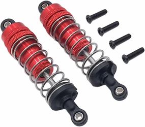 Rc Car Shock Absorber For Wltoys 144001 144010 2pcs Metal Shock Absorber RC Car Off-road Vehicle Tracked Vehicle Parts And Accessories Upgrade Replacement Use