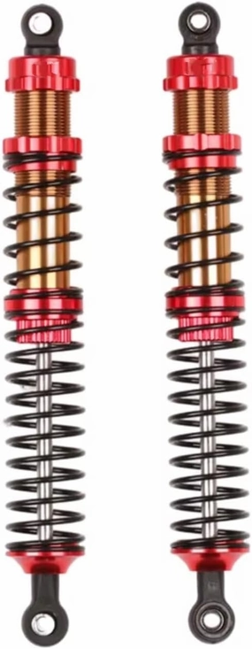 RC Car Shock Absorbers Compatible With Axial For Ryft KYX For Racing 1/10 RC Crawler Car Upgrades Parts Accessories 2pcs 131mm Metal Front Shock Absorber