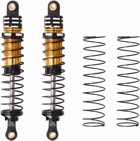 RC Car Shock Absorbers Compatible With LOSI For Mini For LMT 4X4 KYX For Racing 1/18 RC Car Monster Truck Upgrades Parts 64mm Aluminum Shock Absorber Set