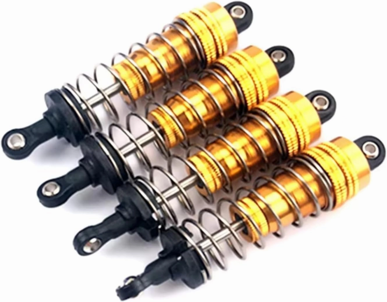 RC Shock Absorber Compatible With Wltoys 144001 1/14 RC Drift For Racing Car Replacement Accessory Parts 4Pcs Metal Shock Absorber Damper