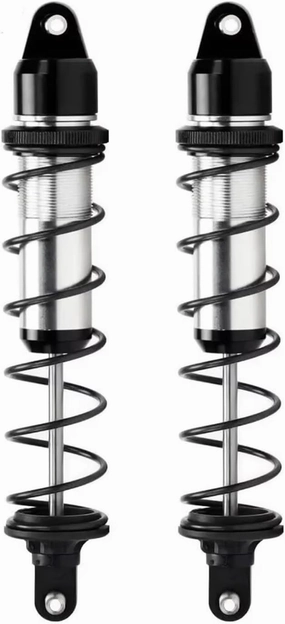 Rc Shock Absorber For Arrma 8S For Kraton For Outcast 1/5 2pcs 180mm Ara330609 190mm Ara330610 Alloy Shock Absorber Damper Shock Set Rc Car Parts Replacement(Black,190mm)